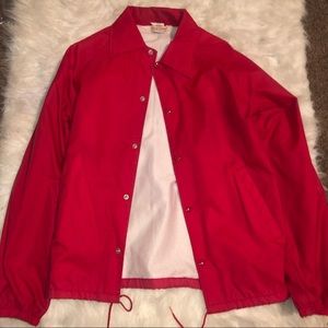 Red Coach Jacket